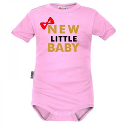 Body krátký rukáv Dejna New little Baby - Girl, růžová, veľ. 80