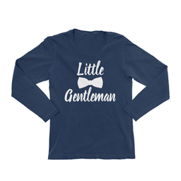 KIDSBEE Chlapčenské bavlnené tričko Little Gentleman - granátové, veľ. 116
