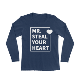 KIDSBEE Chlapčenské  bavlnené tričko MR. Steal your heart - granátové, veľ. 122