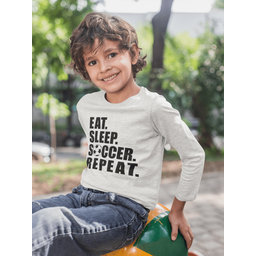KIDSBEE Chlapčenské  bavlnené tričko Soccer - sv. sivá, veľ. 110