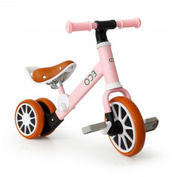Eco toys Bicigel, odrážadlo s pedály - růžová