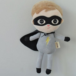 Mini handrová bábika Metoo Super Boy  - sivá, 22cm