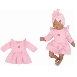Z & Z Detské teplákové šatôčky/tunika Princess - ružové, veľ. 74