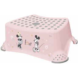 Keeeper Stolička, schodík s protišmykovou funkciou - Minnie Mouse, ružový