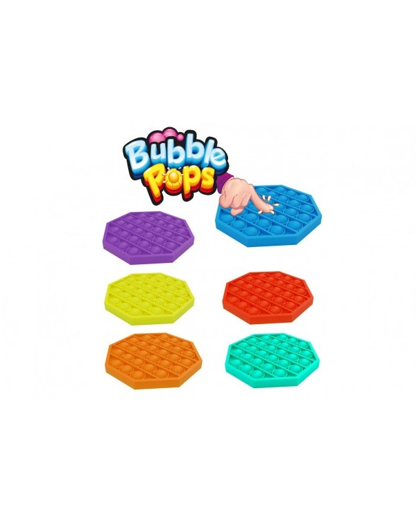 Bubble pops - Praskající bubliny silikon antistresová spol. hra, fialová