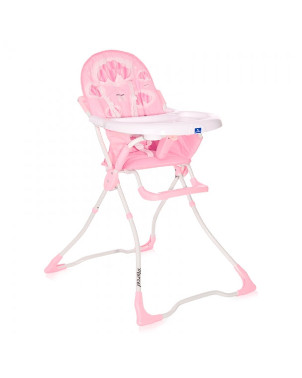 Jedálenská stolička Marcel, pink Hearts