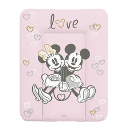 Ceba Baby Prebaľovacia podložka mäkká 50x70cm Disney Minnie & Mickey, ružová