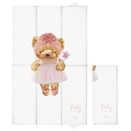 Ceba Baby Cestovná prebaľovacia podložka Fluffy Puffy Poly, 50 x 80 cm