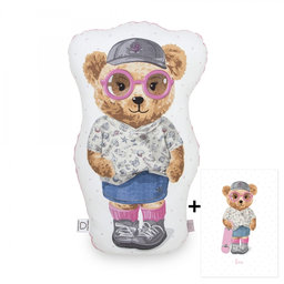 Ceba Baby Maznajúci vankúšik Fluffy Puffy Lea 50cm + plagát zadarmo