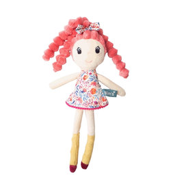 Hencz Toys Mäkká handrová bábika LAURA s růžovými vláskami