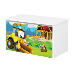 Babyboo Box na hračky s motívom Bager