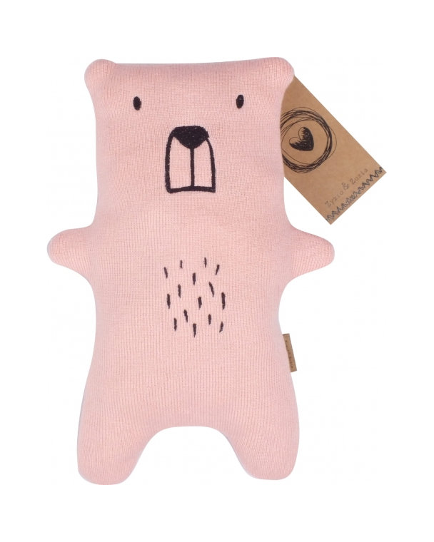 Maznáčik, hračka pre bábätká Z&Z Midi Bear 36 cm, ružový