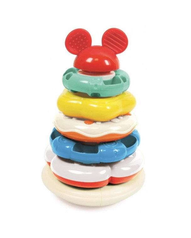 Farebná krúžková veža Disney Baby - Mickey Mouse