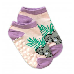 Detské ponožky s ABS Koala – sv. ružové