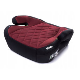 Autosedačka/podsedák 4BABY HI-FIX ISOFIX I-SIZE, čierna/bordó