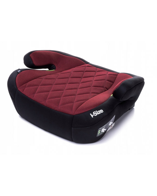 Autosedačka/podsedák 4BABY HI-FIX ISOFIX I-SIZE, čierna/bordó