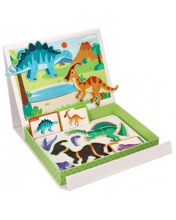 Magnetická vkladačka/puzzle Adam Toys, Dinosaurus