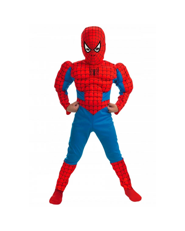 Detský kostým Svalnatý Spiderman 122-134 L