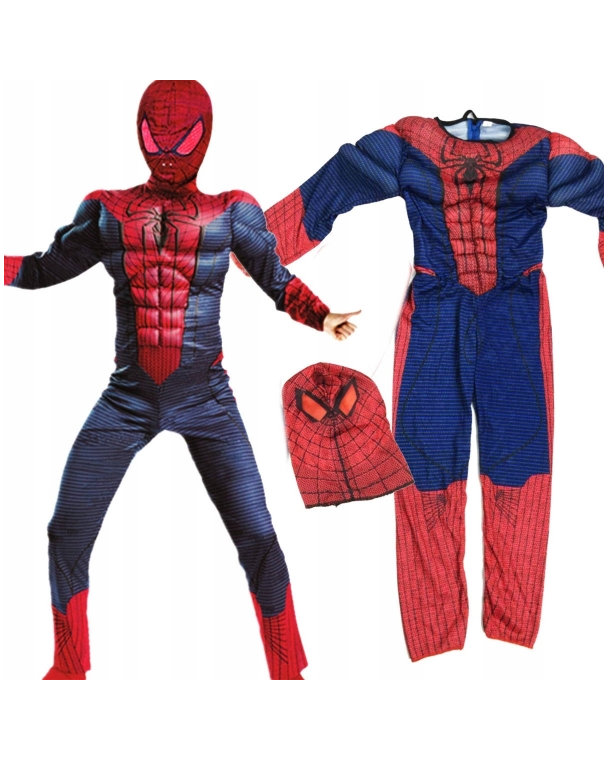 Detský kostým Akčný Spiderman 110-116 S