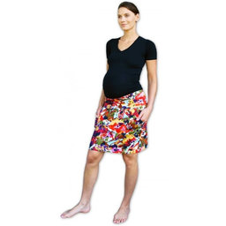 JOŽÁNEK Letná tehotenská sukňa s vreckami - vzor č. 03