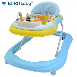 Euro Baby Multifunkčné chodítko - modré/žlté