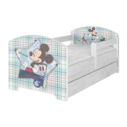 BabyBoo Detská postel Disney s šuplíkom - Mickey Mouse