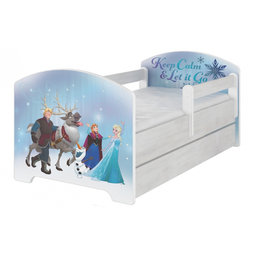 BabyBoo Detská postel Disney s šuplíkom - Frozen