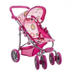 Euro Baby Športový kočík pre bábiky - ružový