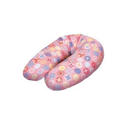 Ceba Dojčiace vankúš - relaxačná poduška Cebuška JERSEY - Kruhy ružové