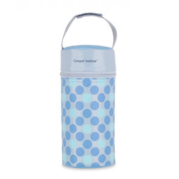 Canpol babies Termobox na dojčenskú fľašu - bodki modré