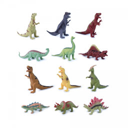 Rappa Dinosaurus 12 druhov, mäkké telo
